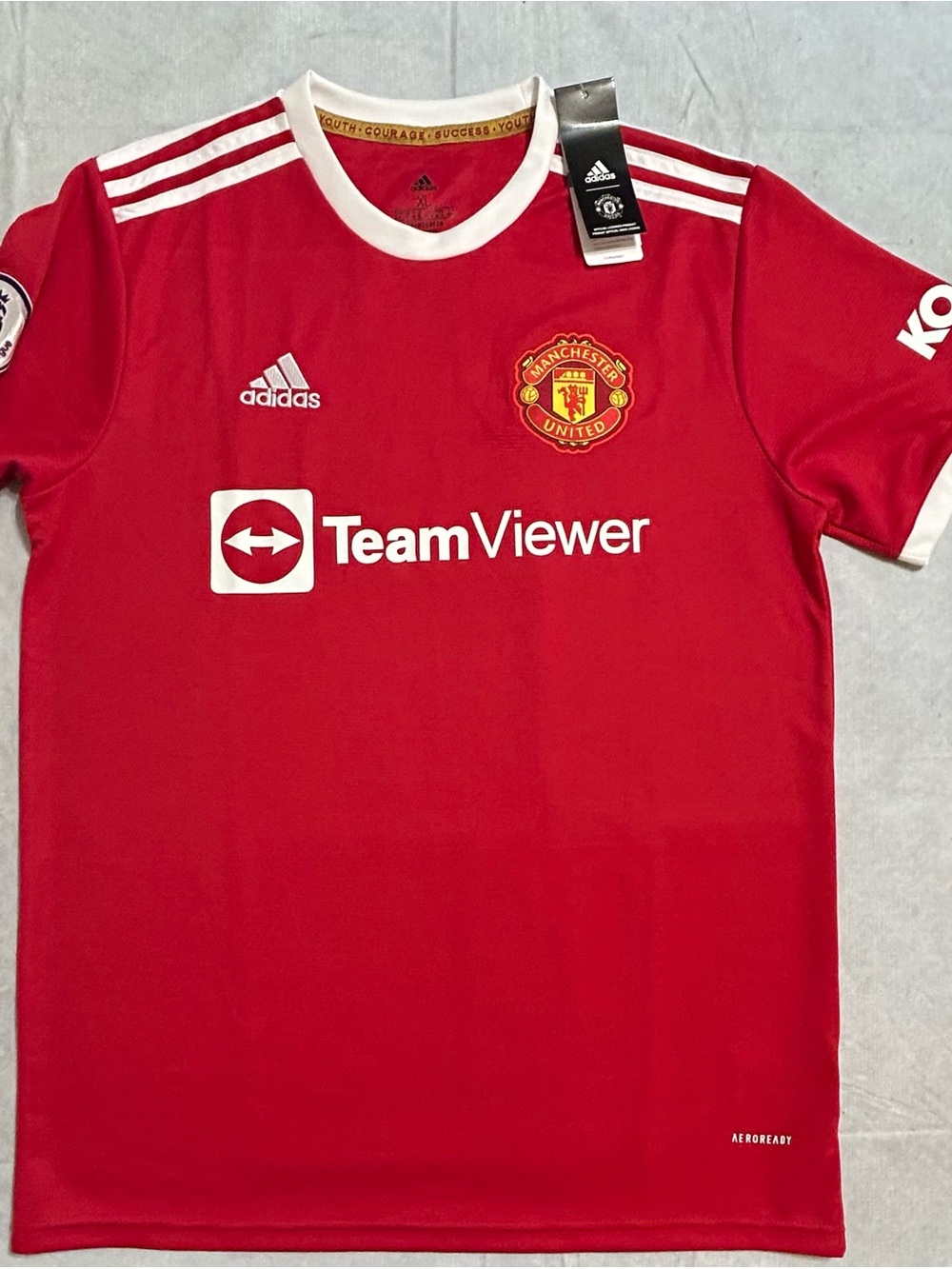 NWT Adidas Manchester United 21/22 Home Authentic XL Football Soccer Jersey